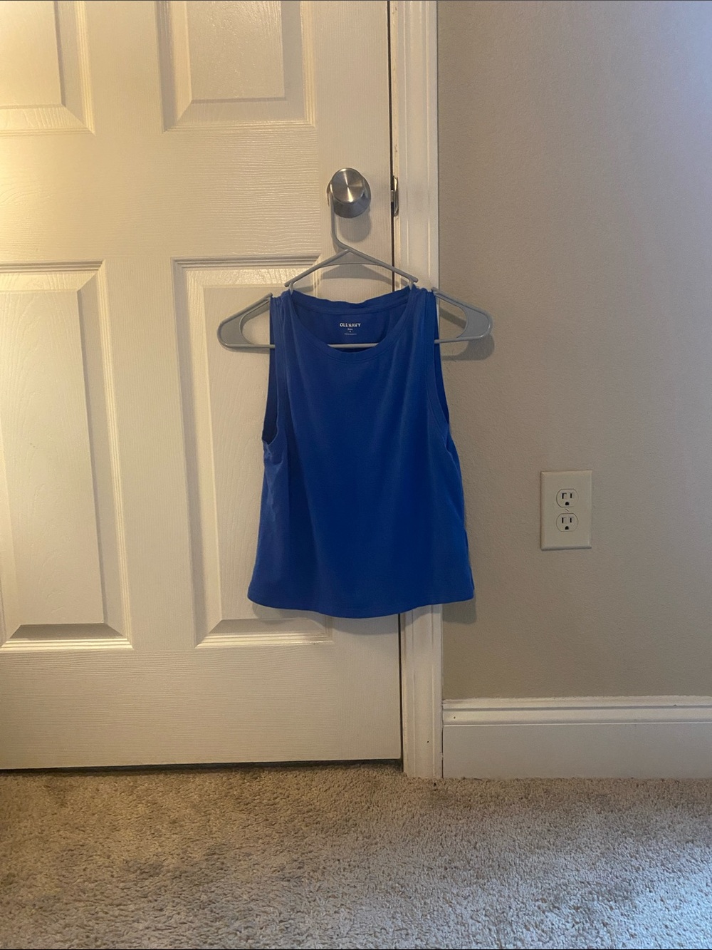 Old Navy Women's Royal Blue Sleeveless Tank Top